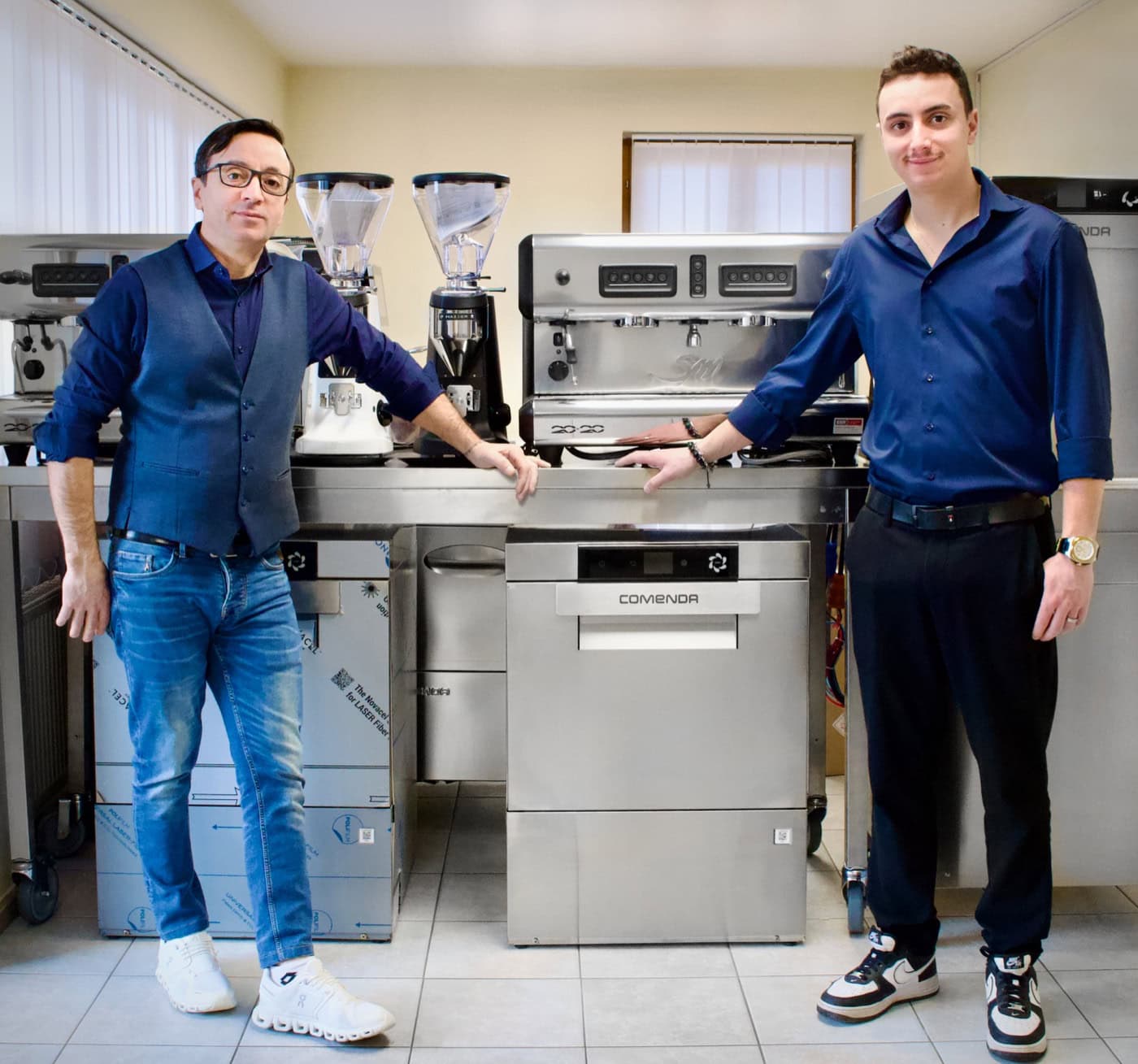 GSR Gastronomie Technik: Eugenio & Salvatore Campopiano präsentieren hochwertige Gastronomieküchengeräte.