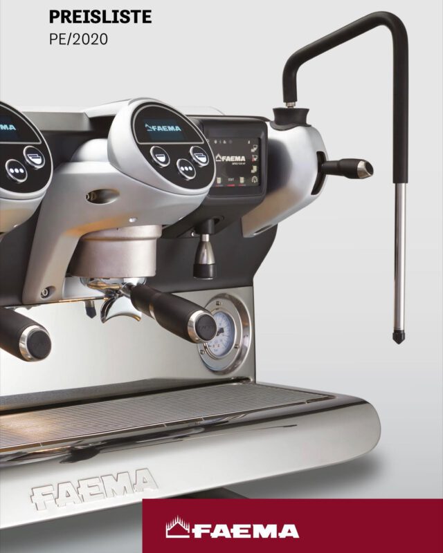 Ab jetzt auch Faema Espressomaschine  In Programm 💪
